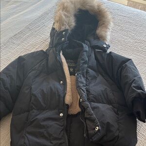 Zara Boys Black Puffer Jacket